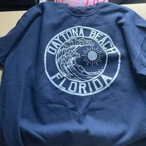 Daytona Beach Florida Navy Sweatshirt
